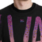 Stunning Graphic Print Crewneck Sweater