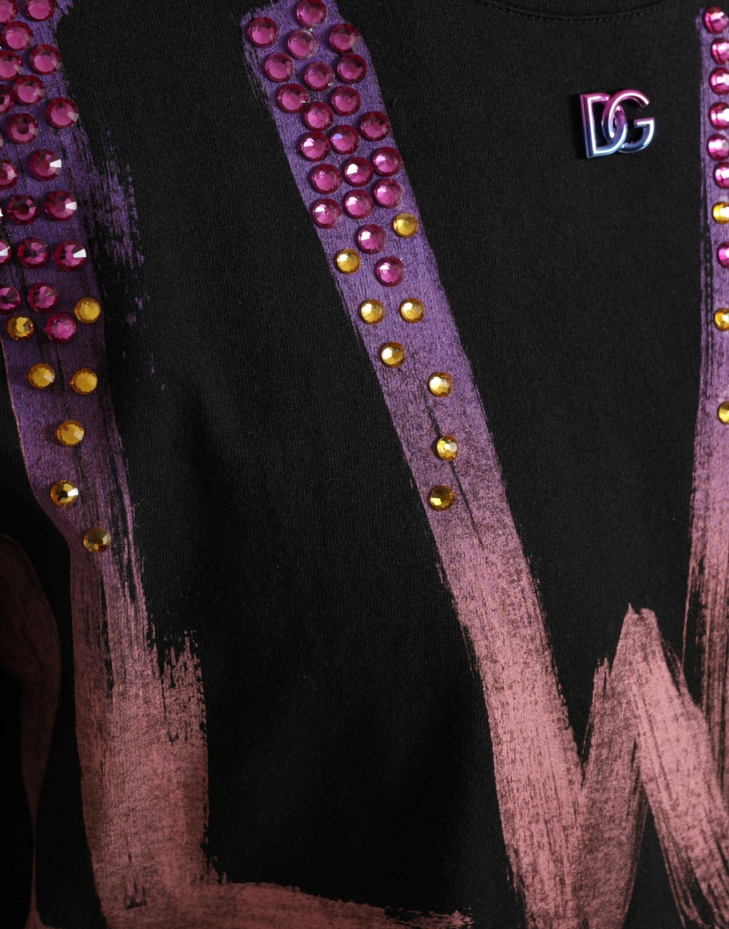 Stunning Graphic Print Crewneck Sweater