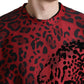 Elegant Leopard Print Pullover Sweater