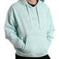 Mint Green Viscose Blend Pullover Sweater