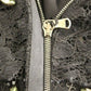 Elegant Black Floral Lace Crystal Dress
