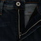 Chic Blue Straight Leg Designer Jeans