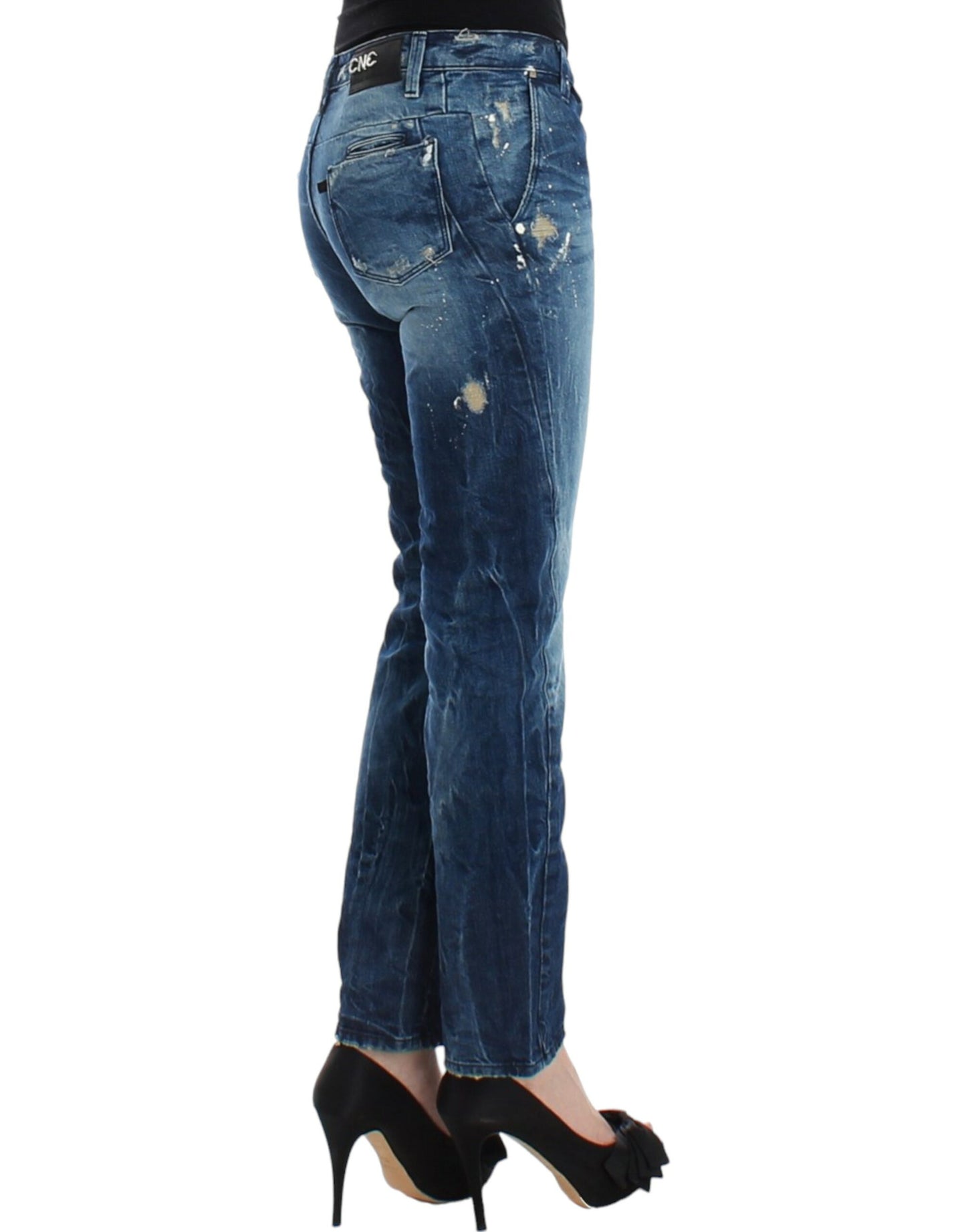 Chic Distressed Boyfriend Jeans