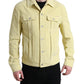 Stylish Yellow Cotton Casual Shirt