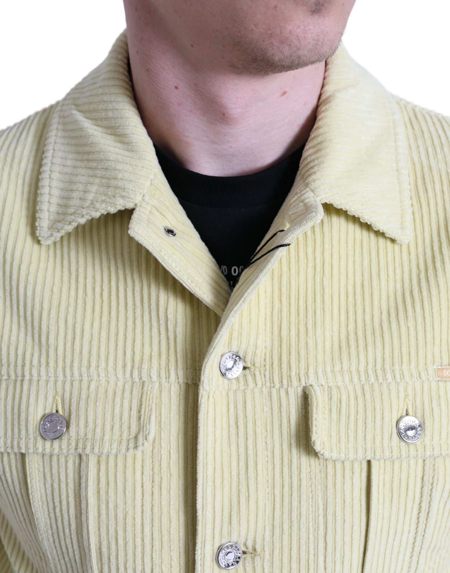 Stylish Yellow Cotton Casual Shirt