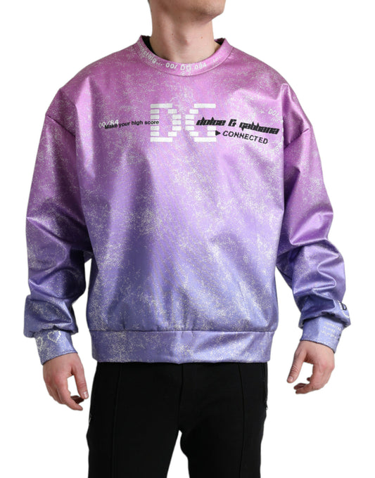 Elegant Ombre Crewneck Sweater