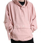 Elegant Pink Pullover Sweater with Hood