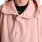 Elegant Pink Pullover Sweater with Hood