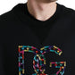 Elegant Crew Neck Logo Sweater