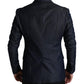 Elegant Slim Fit Peak Lapel Blazer