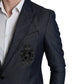 Elegant Slim Fit Peak Lapel Blazer