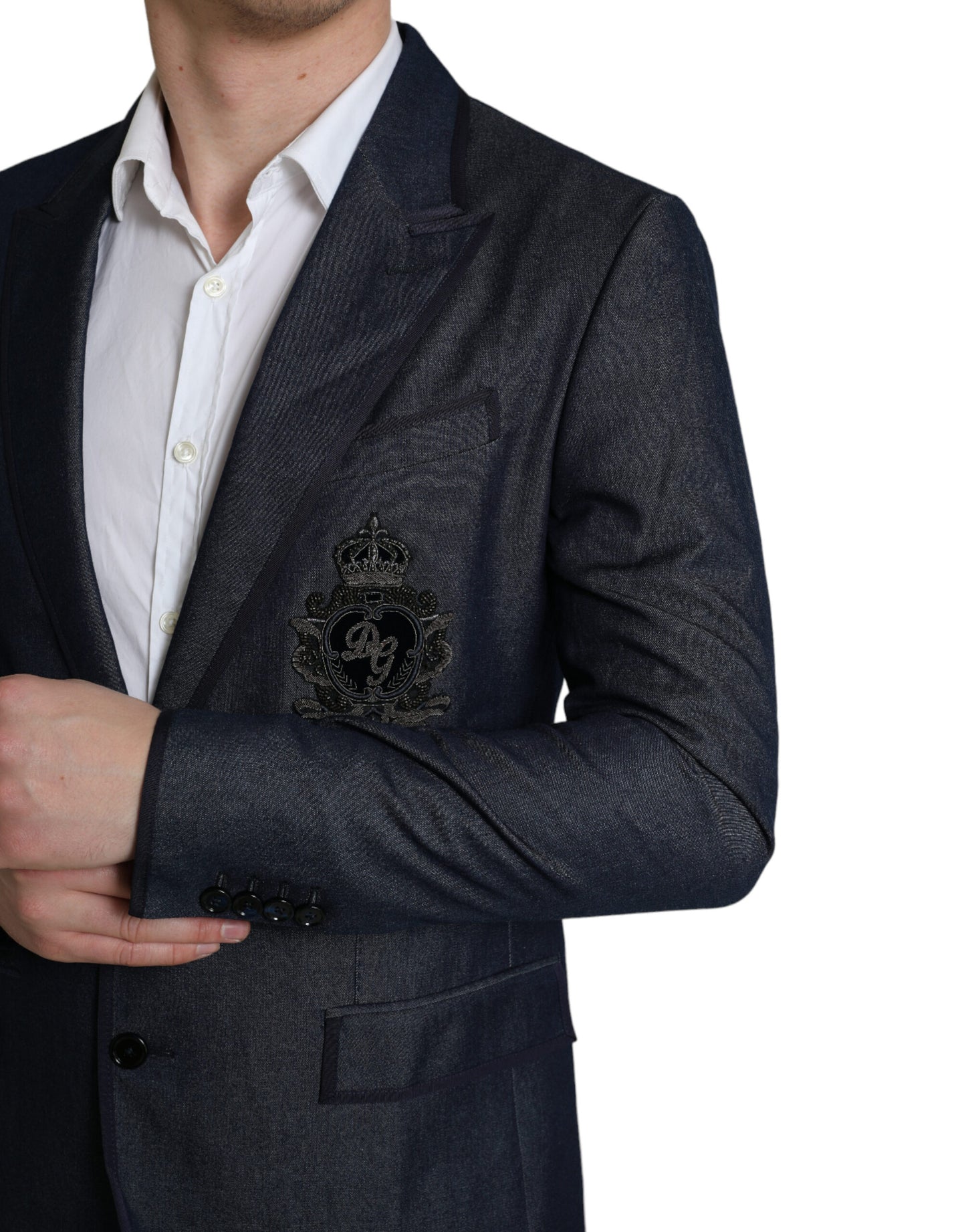 Elegant Slim Fit Peak Lapel Blazer