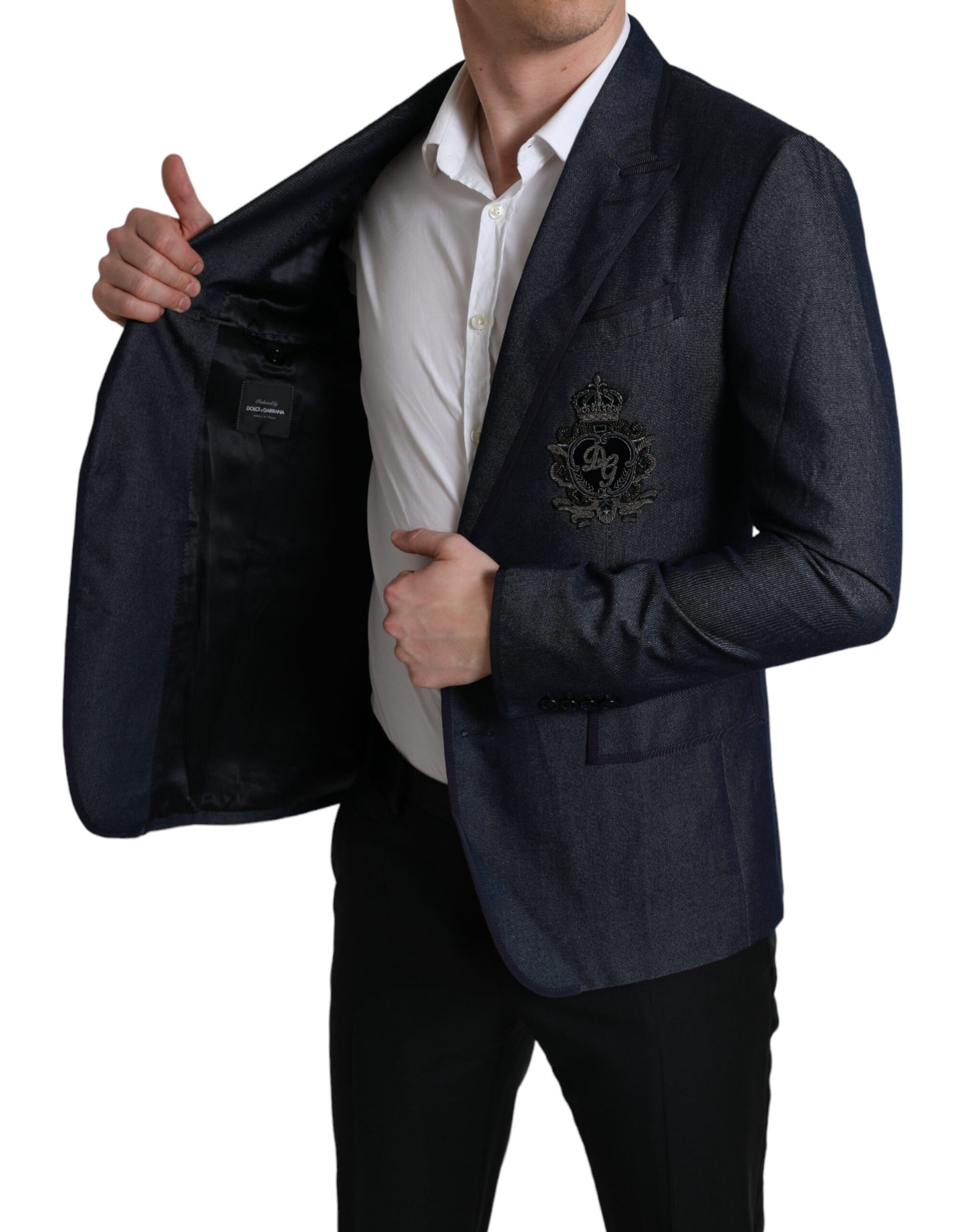 Elegant Slim Fit Peak Lapel Blazer