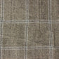 Elegant Brown Checkered Wool Dress Vest