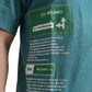 Chic Blue Milano Motive Cotton Tee