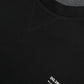 Elegant Crewneck Black Pullover Sweater