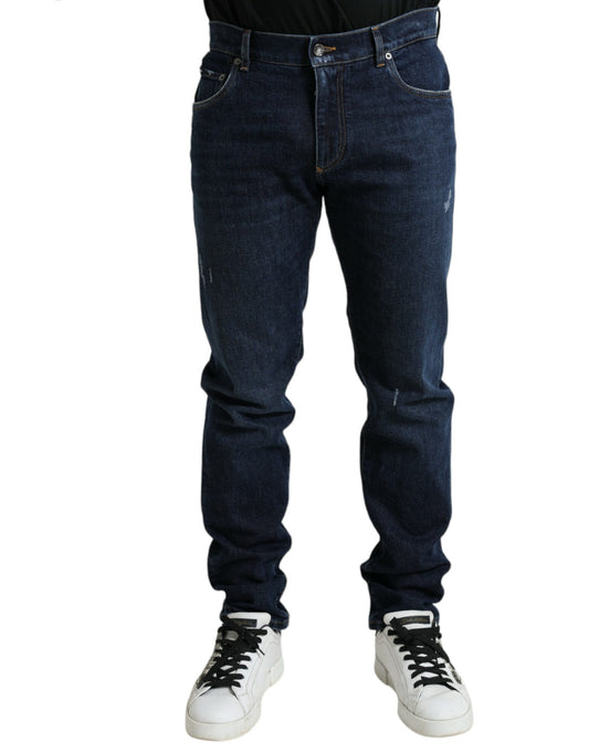 Chic Skinny Blue Denim Jeans