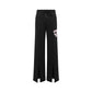 Chic Black Cotton Tracksuit Trousers
