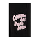 Chic Black Cotton Tracksuit Trousers