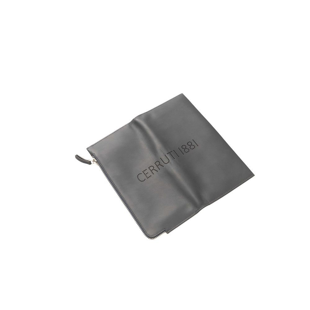 Gray Leather Men Wallet