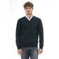 Green Wool Men Sweater