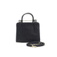 Blue Calf Leather Women Handbag