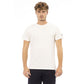 "White Cotton Men T-Shirt"