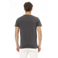 Gray Cotton Men T-Shirt