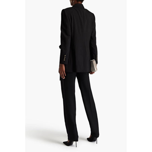 Elegant Stretch-Wool Twill Blazer