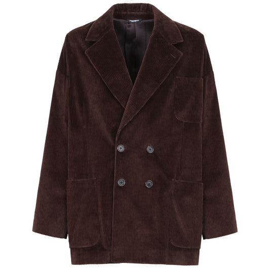 Elegant Oversized Corduroy Velvet Jacket