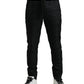 Elegant Striped Nylon Joggers