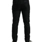 Elegant Striped Nylon Joggers