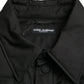 Elegant Black Quilted Down Jacket
