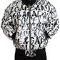 Elegant White Bomber Jacket
