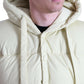 Sunny Yellow Nylon Puffer Hooded Jacket