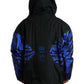 Reversible Nylon Windbreaker With Hood