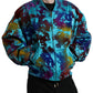 Multicolor Polyester Bomber Jacket