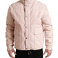 Chic Pink Puffer Jacket with Sleek Design