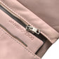 Chic Pink Puffer Jacket with Sleek Design