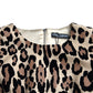 Leopard Print A-Line Mini Dress