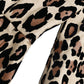 Leopard Print A-Line Mini Dress