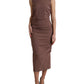 Elegant Sleeveless Sheath Midi Dress