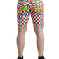 Multicolor Print Bermuda Shorts