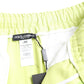 Chic Light Green Cotton Bermuda Shorts