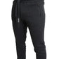 Elevated Casual Gray Cotton Joggers