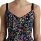 Elegant Floral A-Line Mini Dress