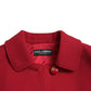 Red Virgin Wool Cropped Jacket