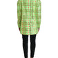 Exquisite Sequined Long Coat Jacket in Green
