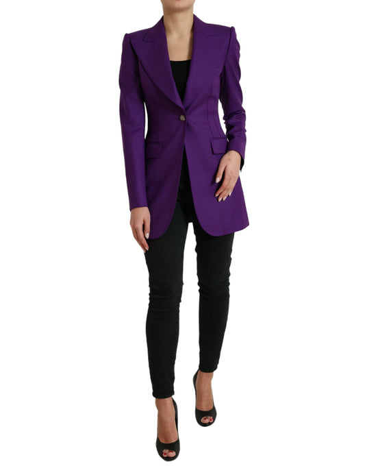Elegant Wool Blazer with Silk Lining