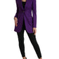 Elegant Wool Blazer with Silk Lining